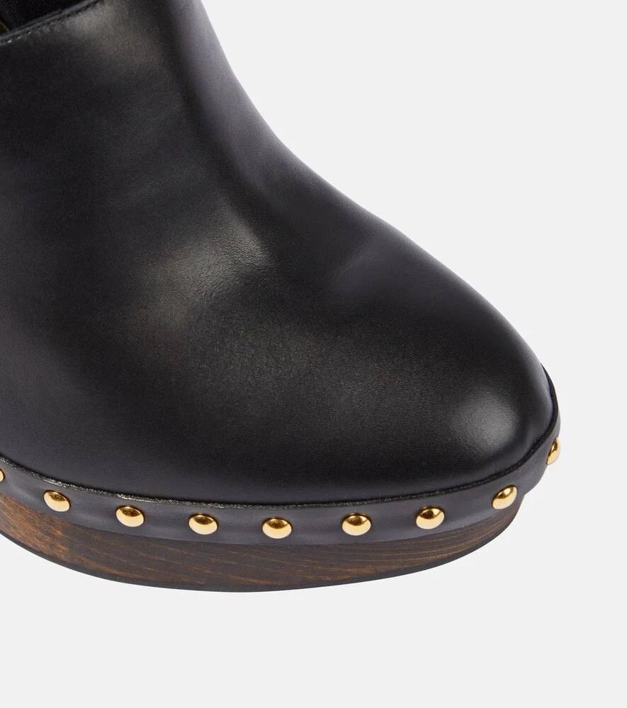 Tom Ford o1loc1c0924 W3108 Leather Clogs in Black Size US 11 / IT 41 - 4 Thumbnail