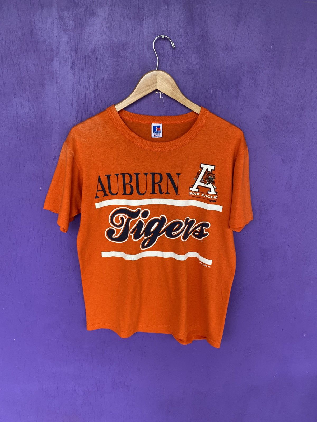 Russell Athletic Vintage 80s Russell athletic Auburn tigers t-shirt Size US M / EU 48-50 / 2 - 1 Thumbnail