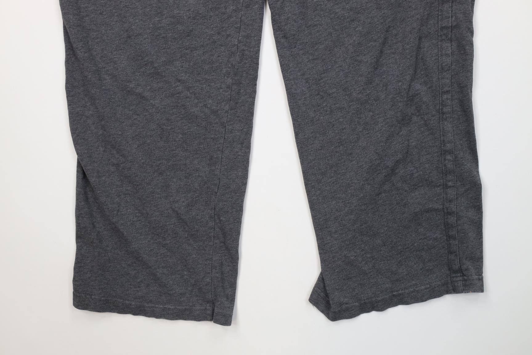 Nike Vintage Y2K Nike Mini Swoosh Cotton Knit Wide Leg Pants Gray Size US 38 / EU 54 - 13 Thumbnail
