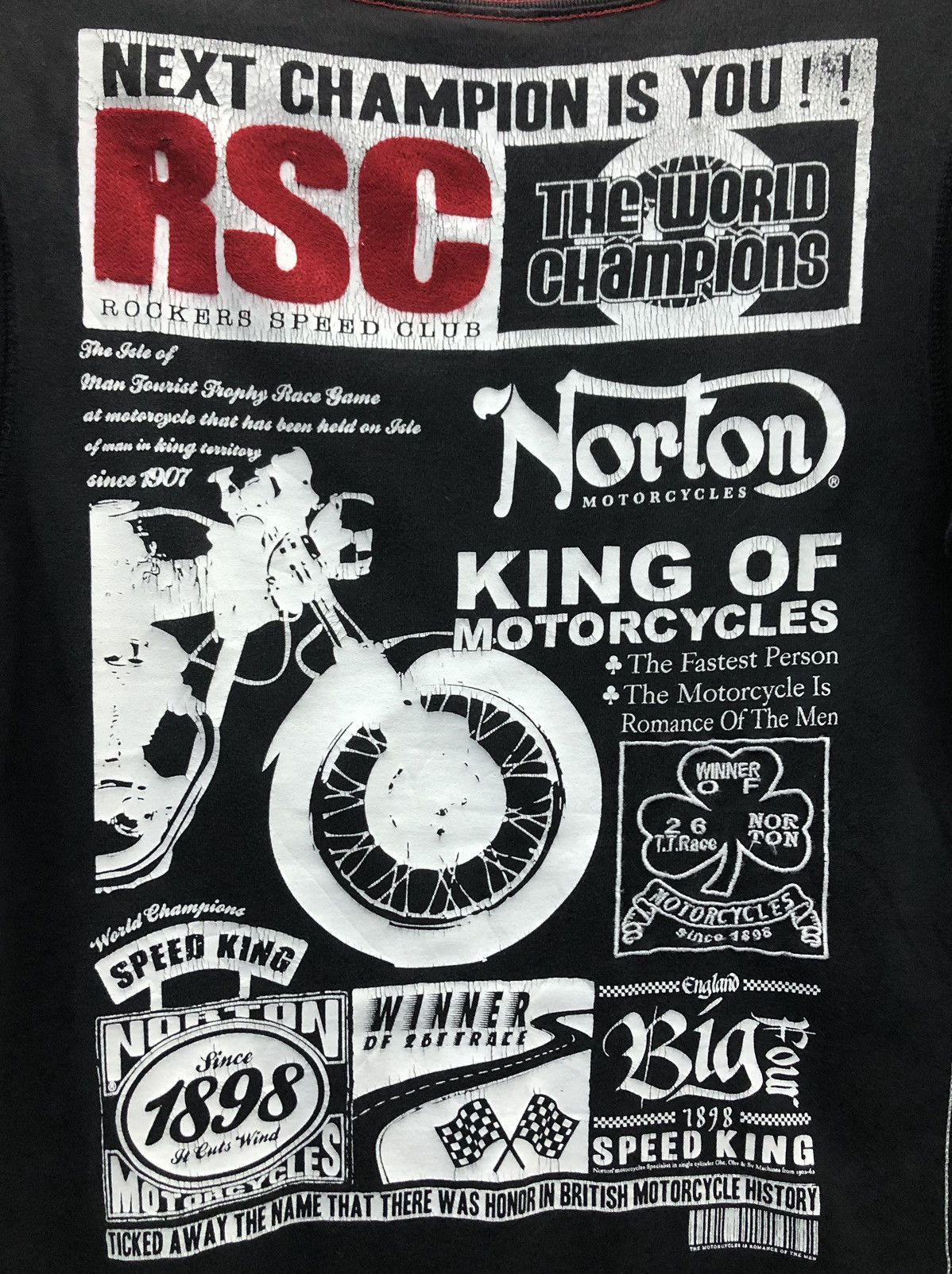 Norton Vintage Norton Motorcycles Romance Of The Men T-Shirt Size US M / EU 48-50 / 2 - 3 Thumbnail