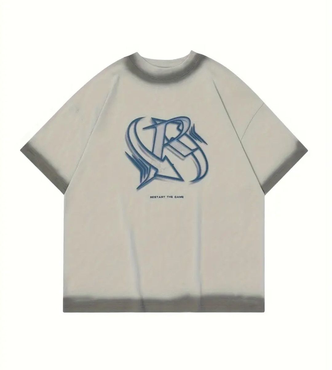 Japanese Brand Oversized Neon Vibe Restart The Game Tshirt Y2K Size US L / EU 52-54 / 3 - 1 Thumbnail