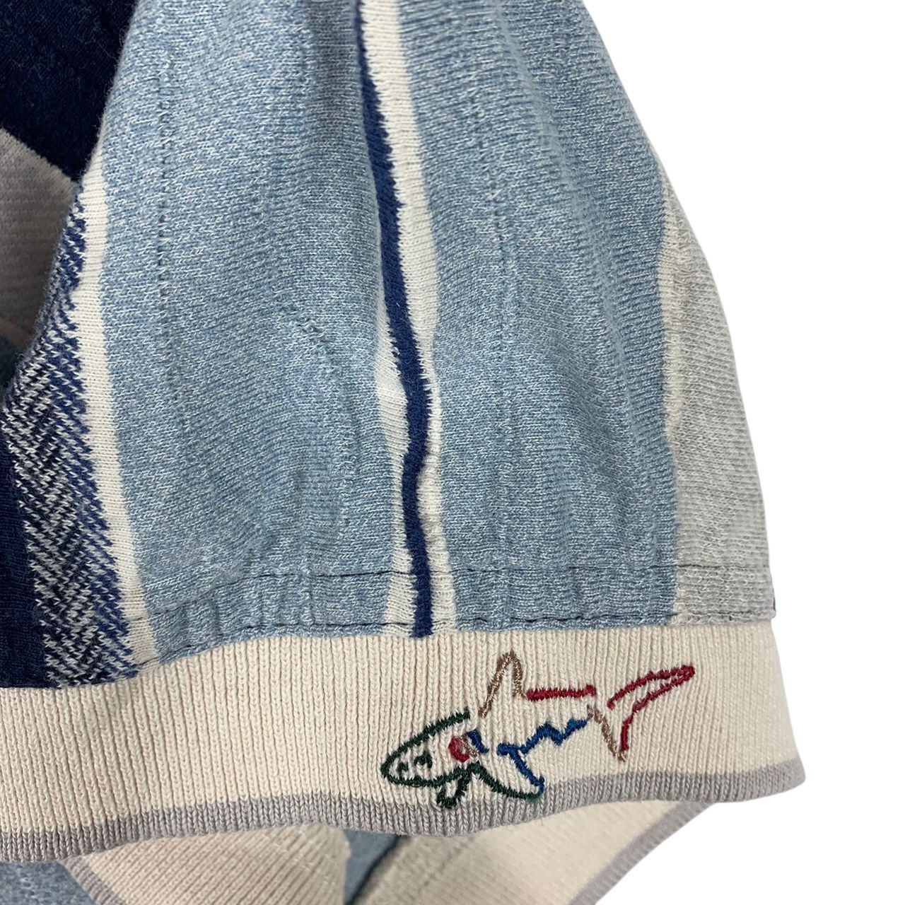 Greg Norman Vintage Greg Norman Collection Striped Polo Shirt Size US XL / EU 56 / 4 - 8 Thumbnail