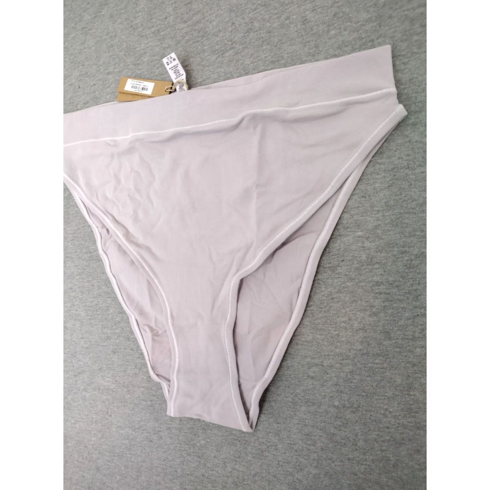 SKIMS SKIMS Panties Tanga Plus 4X Iris Mica Cotton Blend 90% Cotton / 10% Spandex Hand Wash Only Size 40" / US 18 - 7 Thumbnail