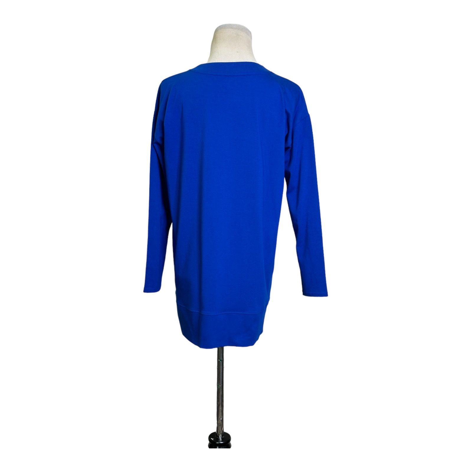 Eileen Fisher Eileen Fisher blue long sleeves crew neck basic top size XXS Size XXS / US 00 / IT 34 - 8 Thumbnail