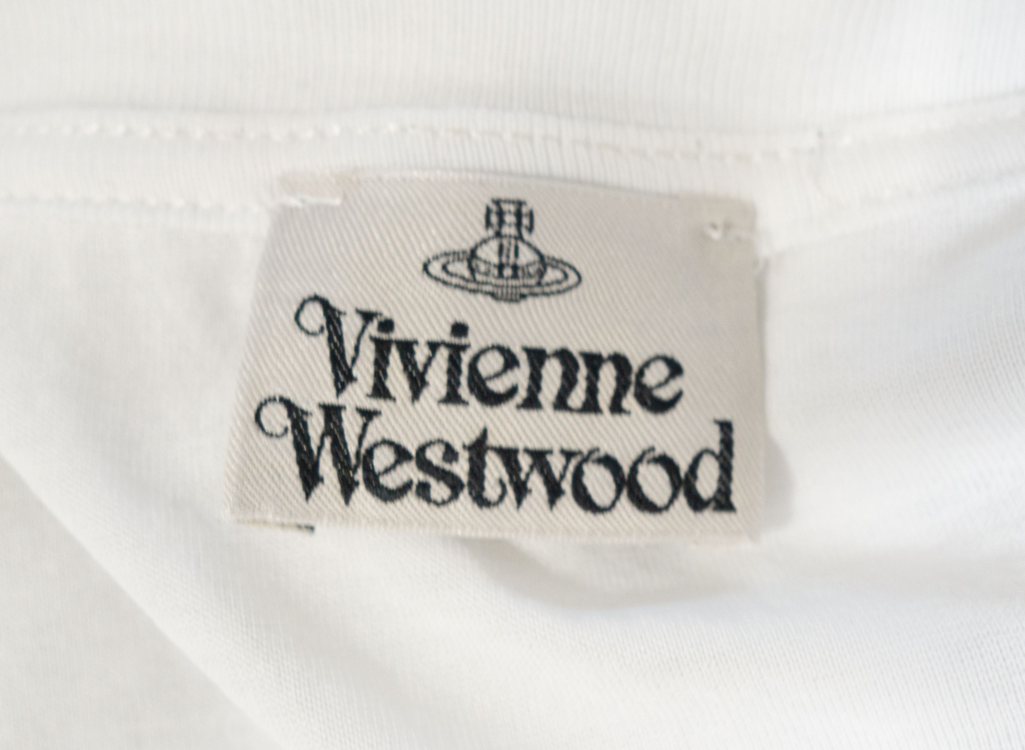 Vivienne Westwood 00s Basic Light T-Shirt Made in Italy Size US L / EU 52-54 / 3 - 7 Thumbnail