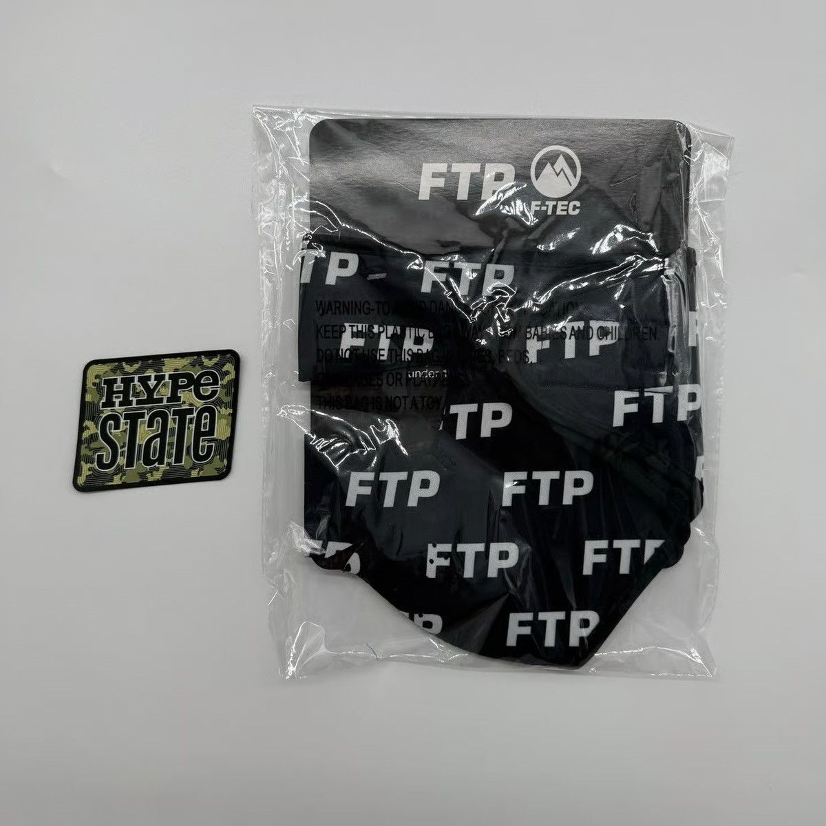Fuck The Population FTP All Over Logo Neoprene Mask Size ONE SIZE - 2 Thumbnail