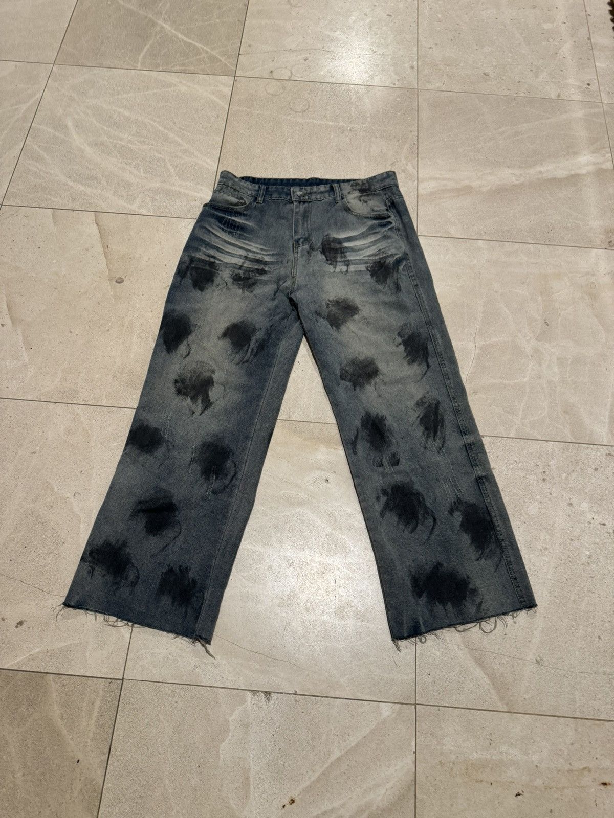 Other “dirty” stone wash denim Size US 32 / EU 48 - 1 Thumbnail