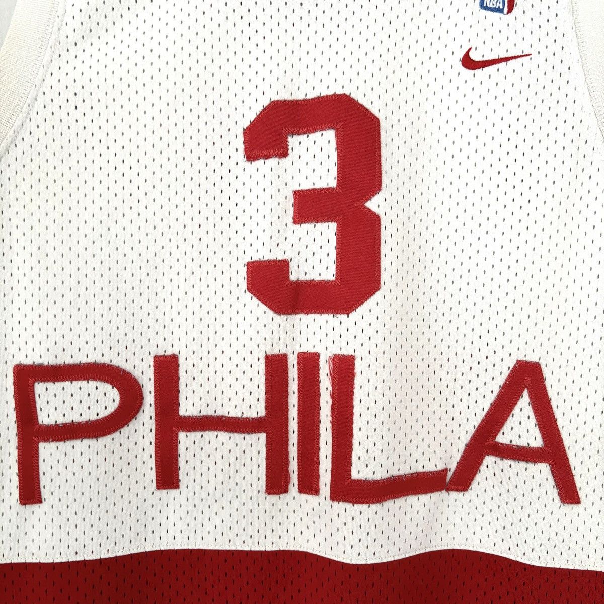 NBA × Nike × Vintage Philadelphia Sixers Iverson Nike Vintage Basketball Jersey Size US M / EU 48-50 / 2 - 3 Thumbnail