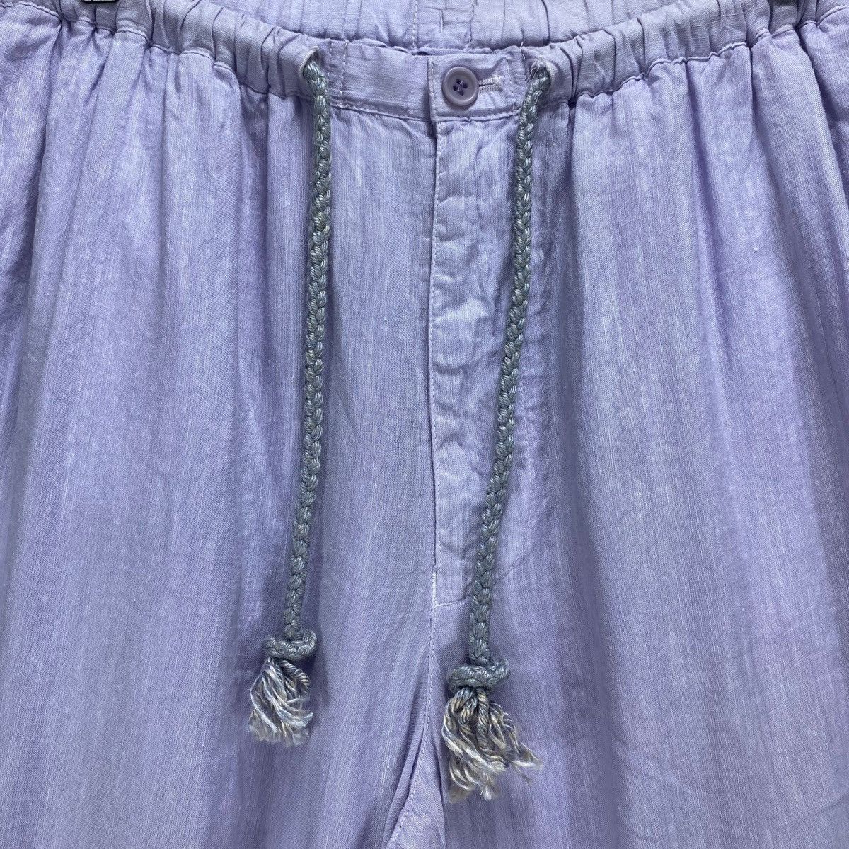 Issey Miyake Issey Miyake Lavender Linen Blend Wide Leg Pants Size US 32 / EU 48 - 8 Thumbnail