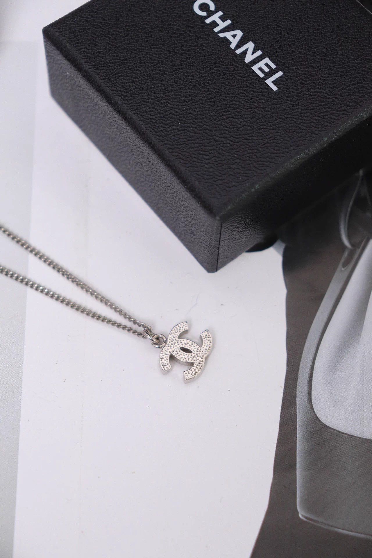 Chanel Chanel Double C crystal 41cm necklace 1.2x1.5cm pendant Size ONE SIZE - 3 Thumbnail