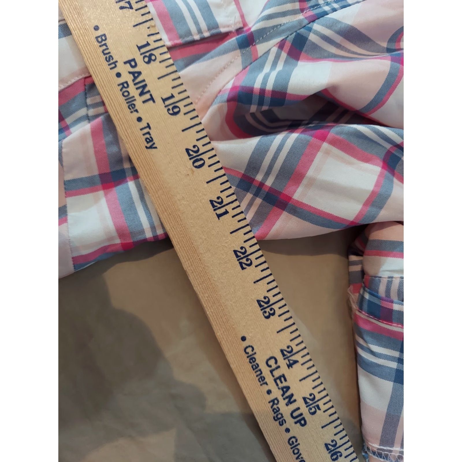 Vintage Womens Ocean & Coast Plaid Dress Shirt L Large Pink Button-Up Outdoor Cotton Size L / US 10 / IT 46 - 4 Thumbnail