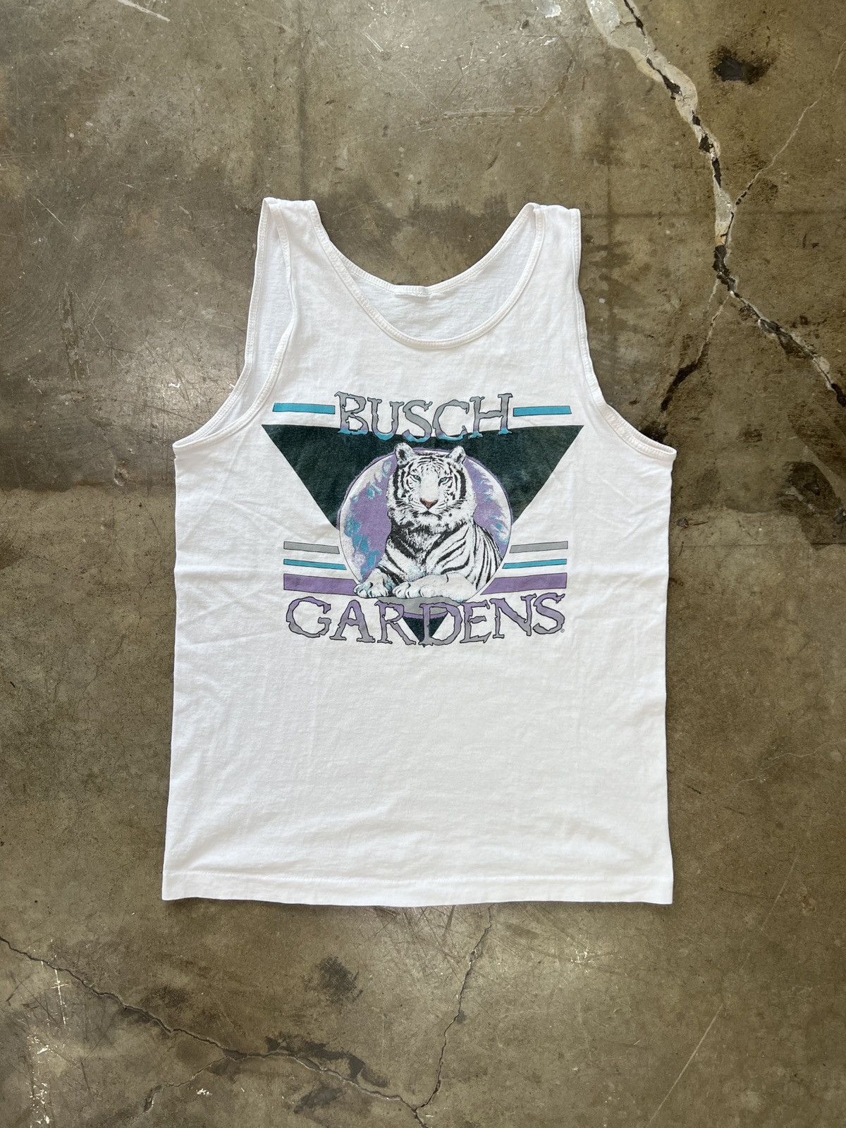 Vintage Vintage Busch Gardens Siberian Tiger Single Stitch Medium Size US M / EU 48-50 / 2 - 2 Thumbnail