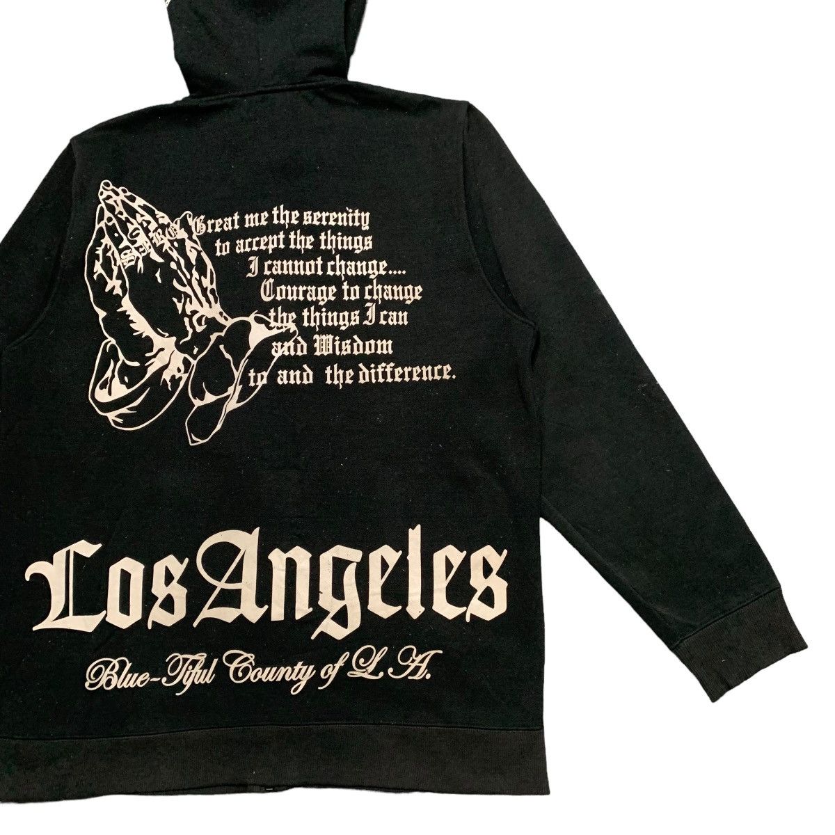 Los Angeles Apparel Vintage Los Angeles Poem Hoodie Size US L / EU 52-54 / 3 - 3 Thumbnail