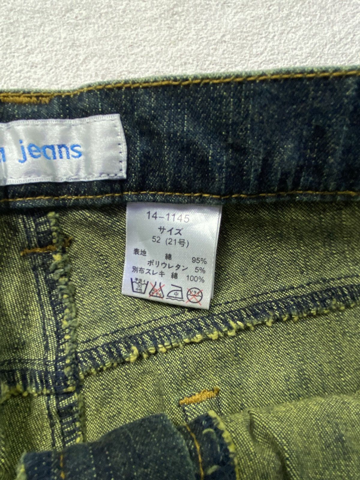 If Six Was Nine × Japanese Brand × Le Grande Bleu (L.G.B.) Aqua jeans tatto mud washed flare pant Size US 36 / EU 52 - 6 Thumbnail