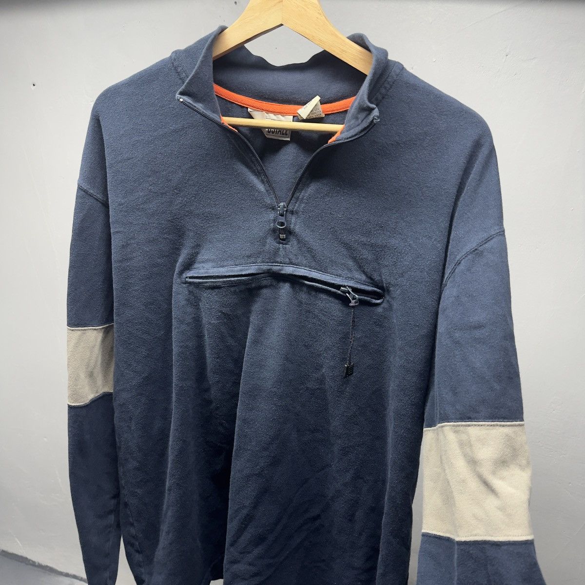 Vintage Vintage Aeropostale Quarter Zip Longsleeve ERD Grunge Faded Size US L / EU 52-54 / 3 - 2 Thumbnail