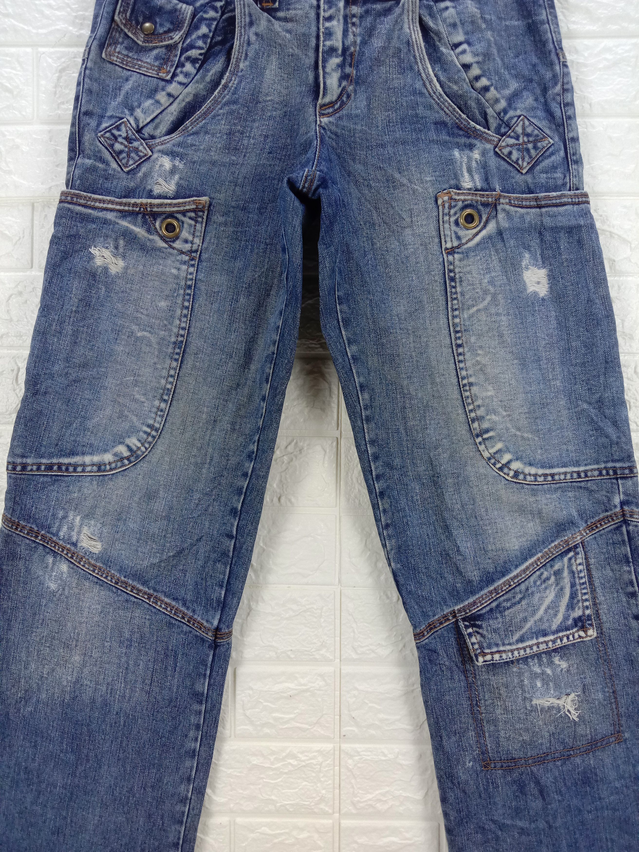 Japanese Brand Vintage Japanese Multi Pocket Seditionaries Jeans Size US 32 / EU 48 - 3 Thumbnail