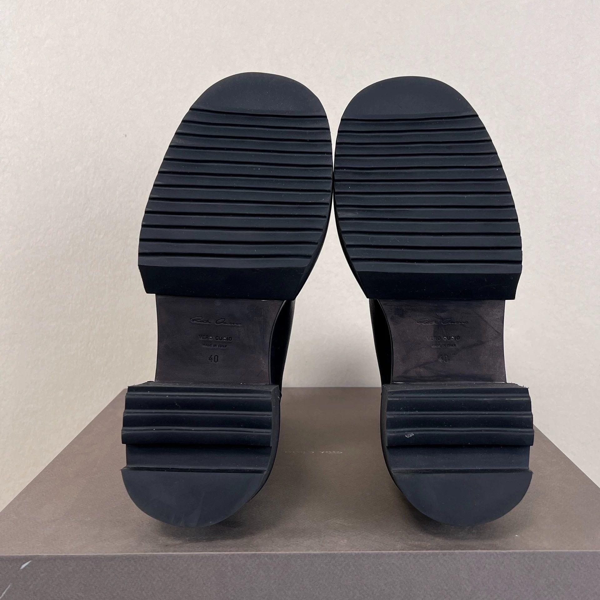 Rick Owens Size 40 RO Top-Tier Luxury Boots at a Great Price Size US 7 / EU 40 - 3 Thumbnail