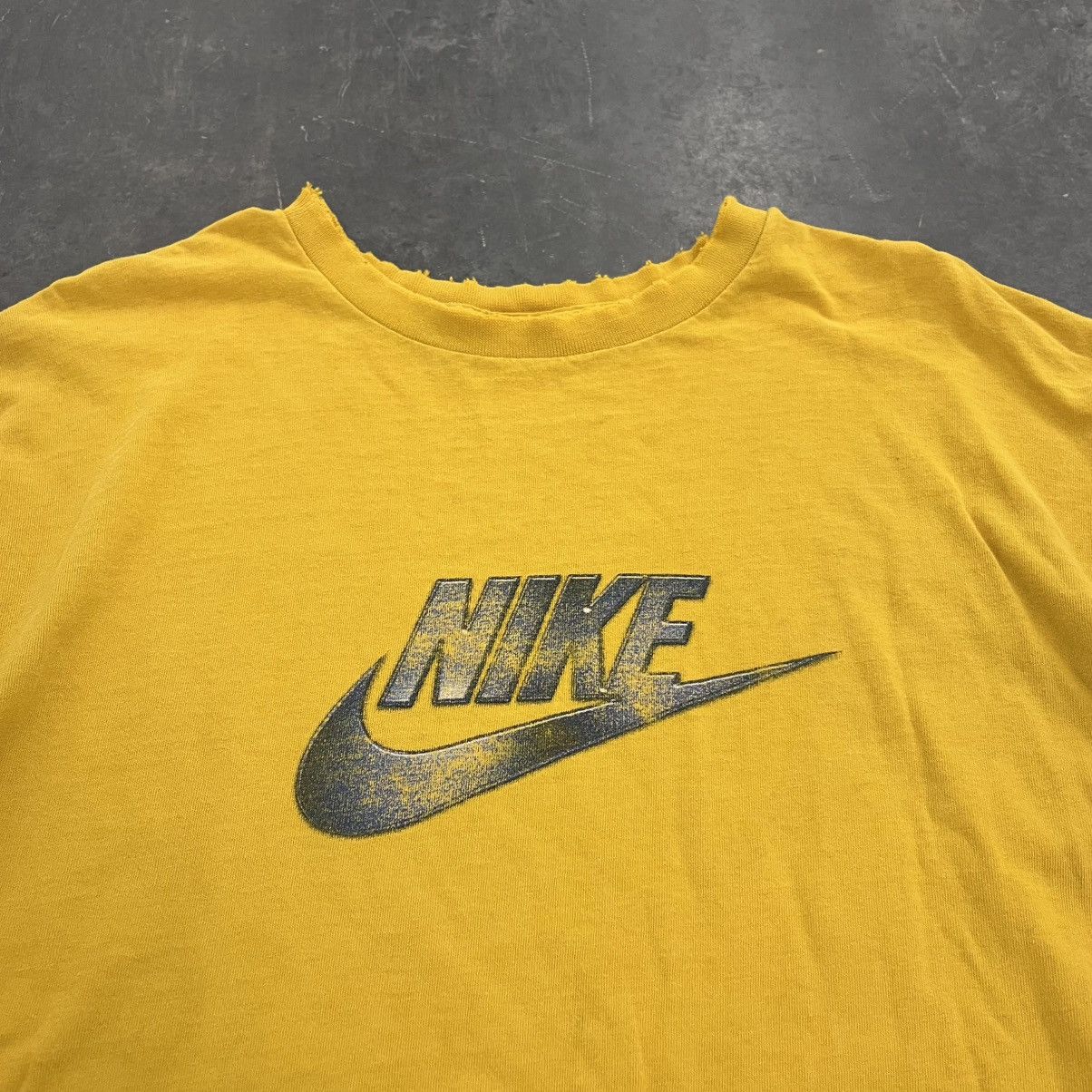 Nike × Vintage Y2K Crazy Nike Cyber Oakley Style Graphic Faded and Thrashed Size US L / EU 52-54 / 3 - 2 Thumbnail