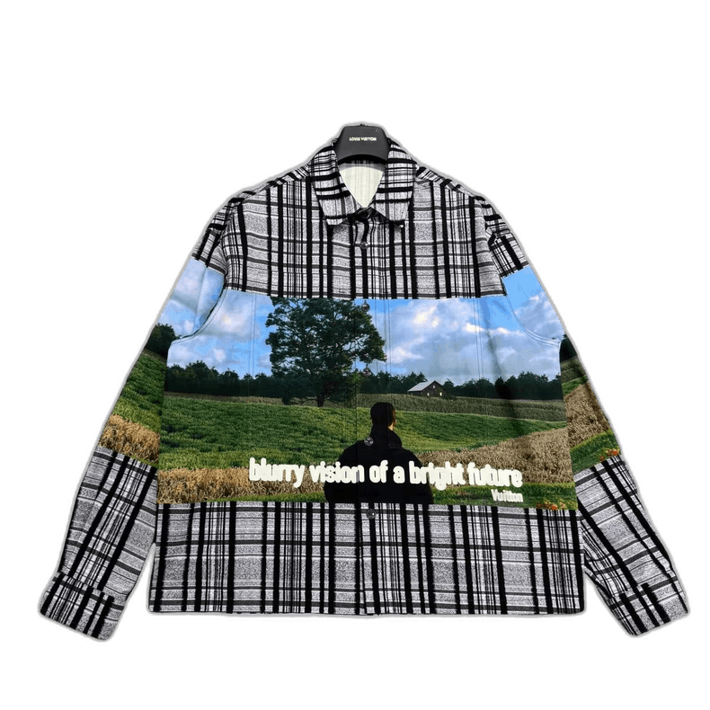 Louis Vuitton Louis Vuitton Landscape Checkered Shirt-yf Size US M / EU 48-50 / 2 - 1 Thumbnail