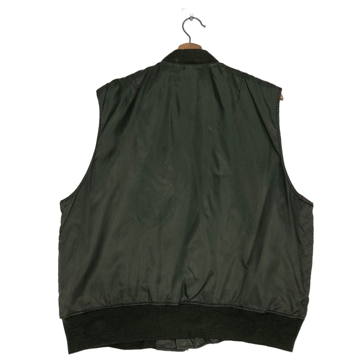 Japanese Brand 🔥Vintage Bomber Vest Jacket Ma-1 Military Buzz Ricksons Size US L / EU 52-54 / 3 - 8 Thumbnail