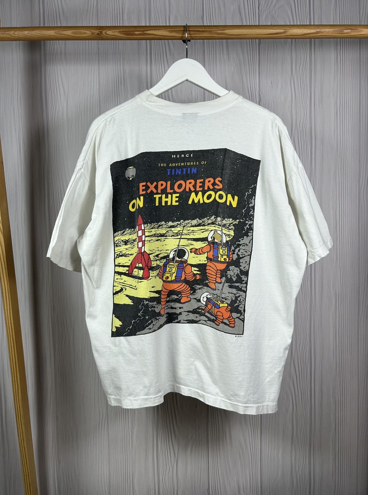 Vintage Vintage The Adventures Of Tintin Explorers On The Moon Sz XL Size US XL / EU 56 / 4 - 1 Thumbnail