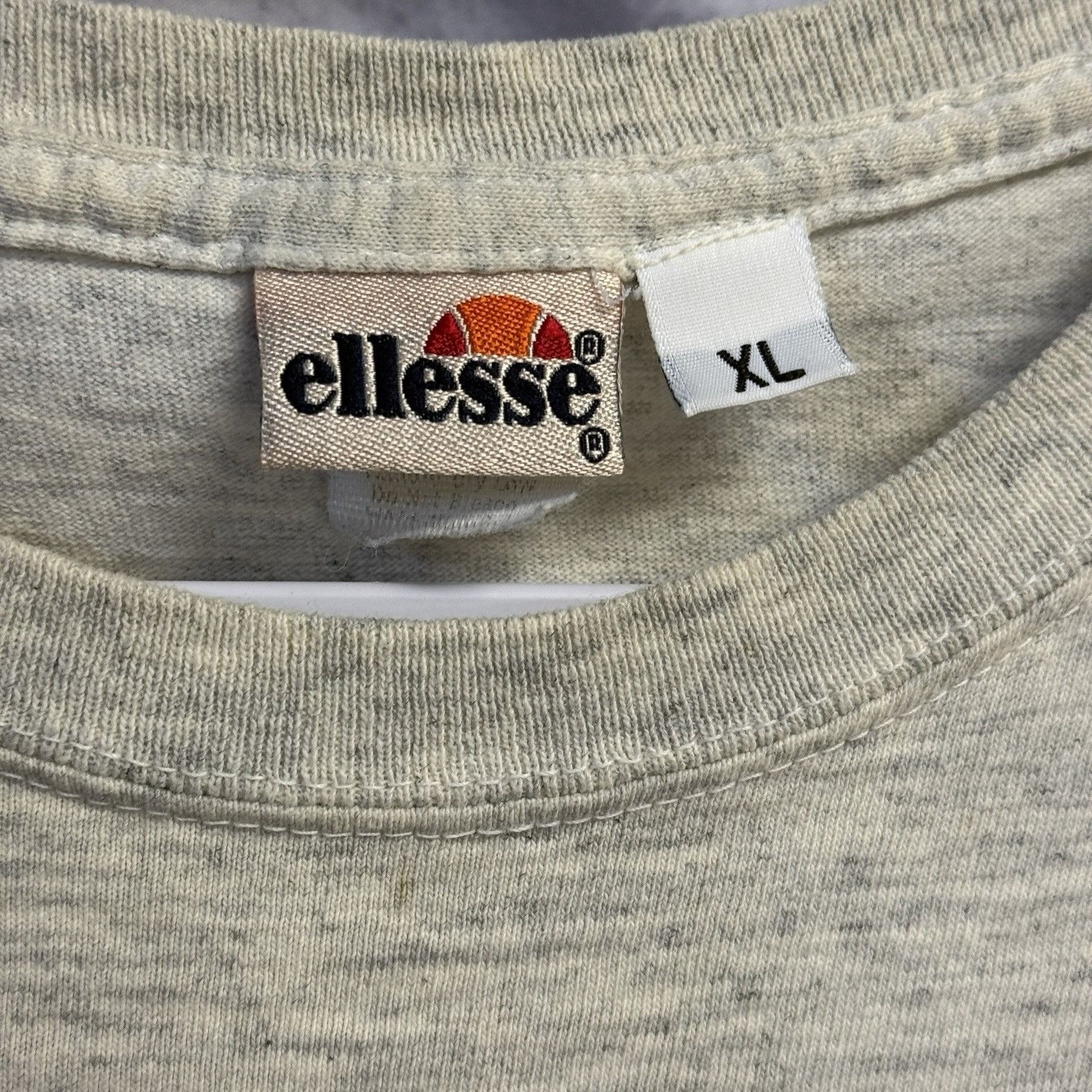 Ellesse Vintage Ellesse T Shirt Mens XL Heather Gray Y2K Size US XL / EU 56 / 4 - 8 Thumbnail