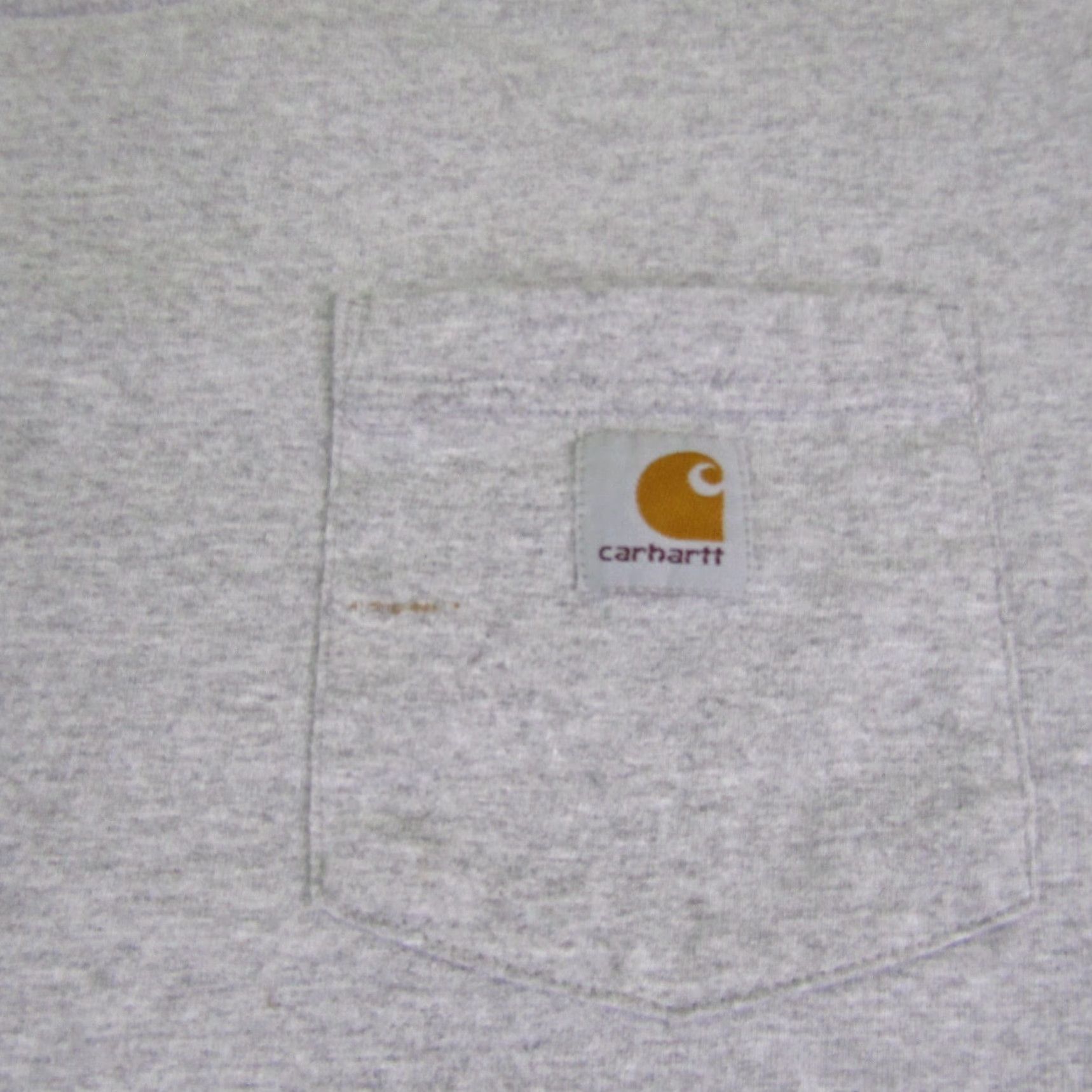 Carhartt VINTAGE Carhartt Tee Mens Large Gray Pocket Short Sleeve Utility Work Size US 33 - 3 Thumbnail