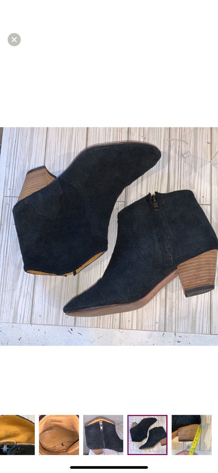 Isabel Marant ISABEL MARENT WESTERN ANKLE SUEDE BOOTIES SIZE 7 Size US 7 / IT 37 - 10 Thumbnail