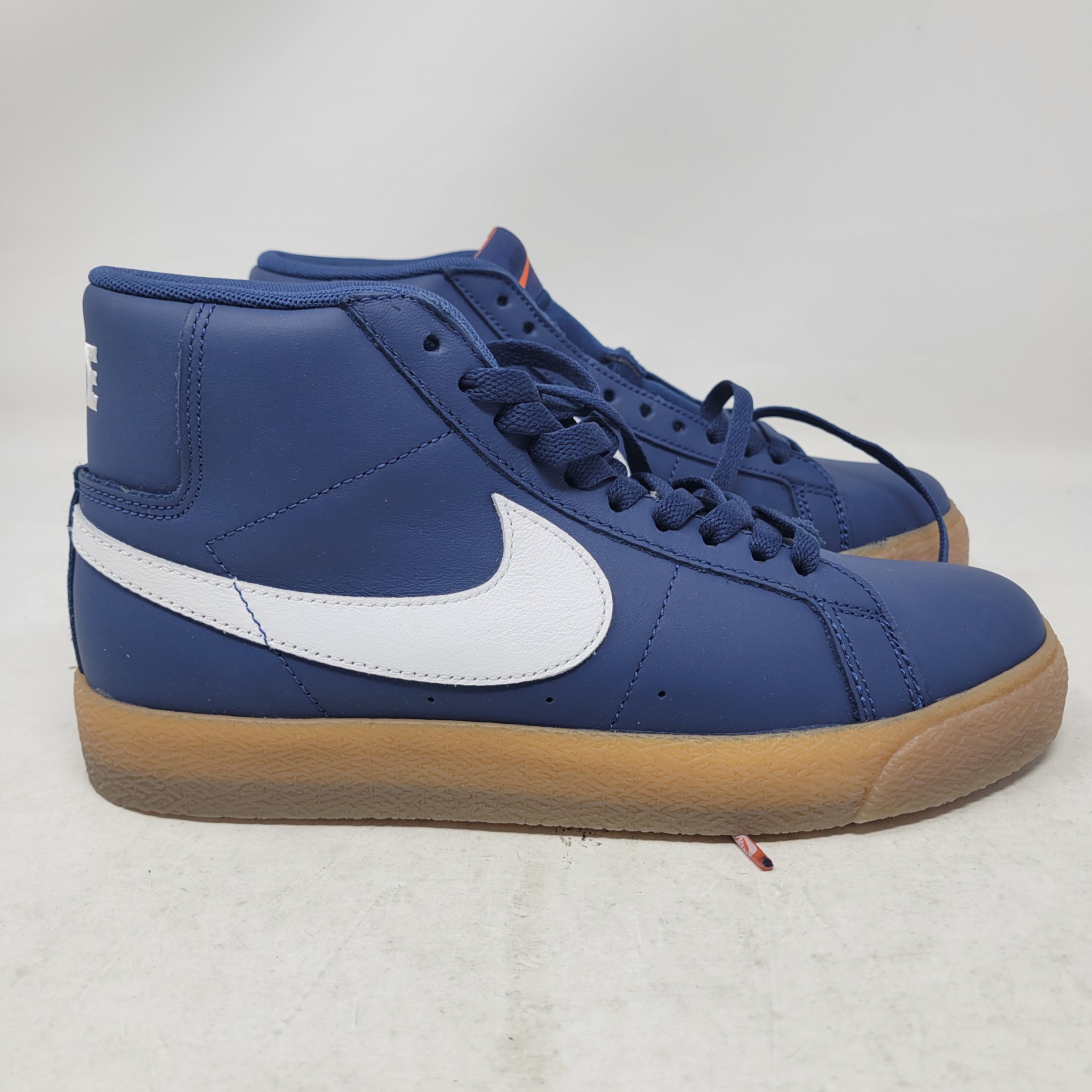 Nike × Nike SB Nike SB Blazer Mid Navy Gum Orange Label FJ1680-400 6.5 Size US 6.5 / EU 39-40 - 2 Thumbnail