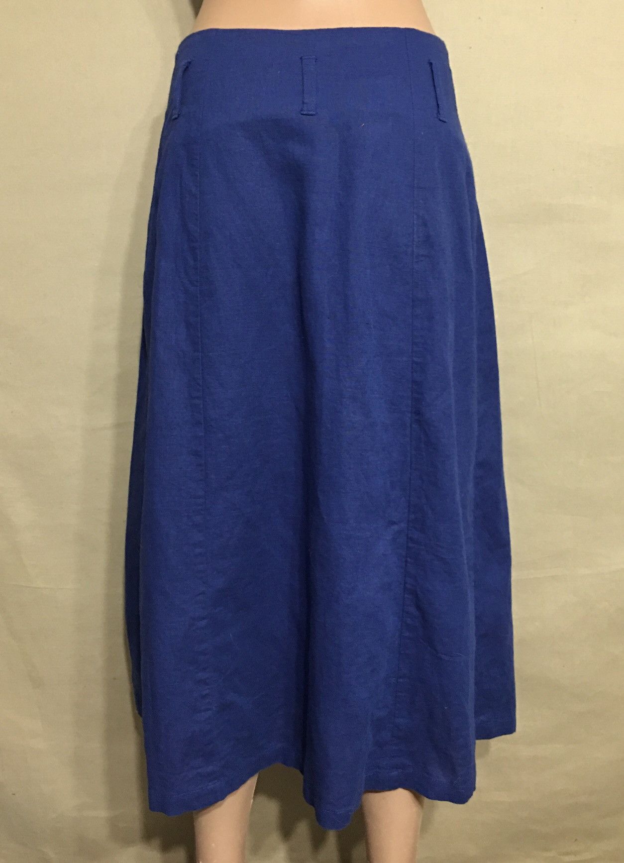 Sezane SEZANE Amandine high-waisted Blue Midi Skirt Size EU 36 Size 26" / US 2 / IT 38 - 6 Thumbnail