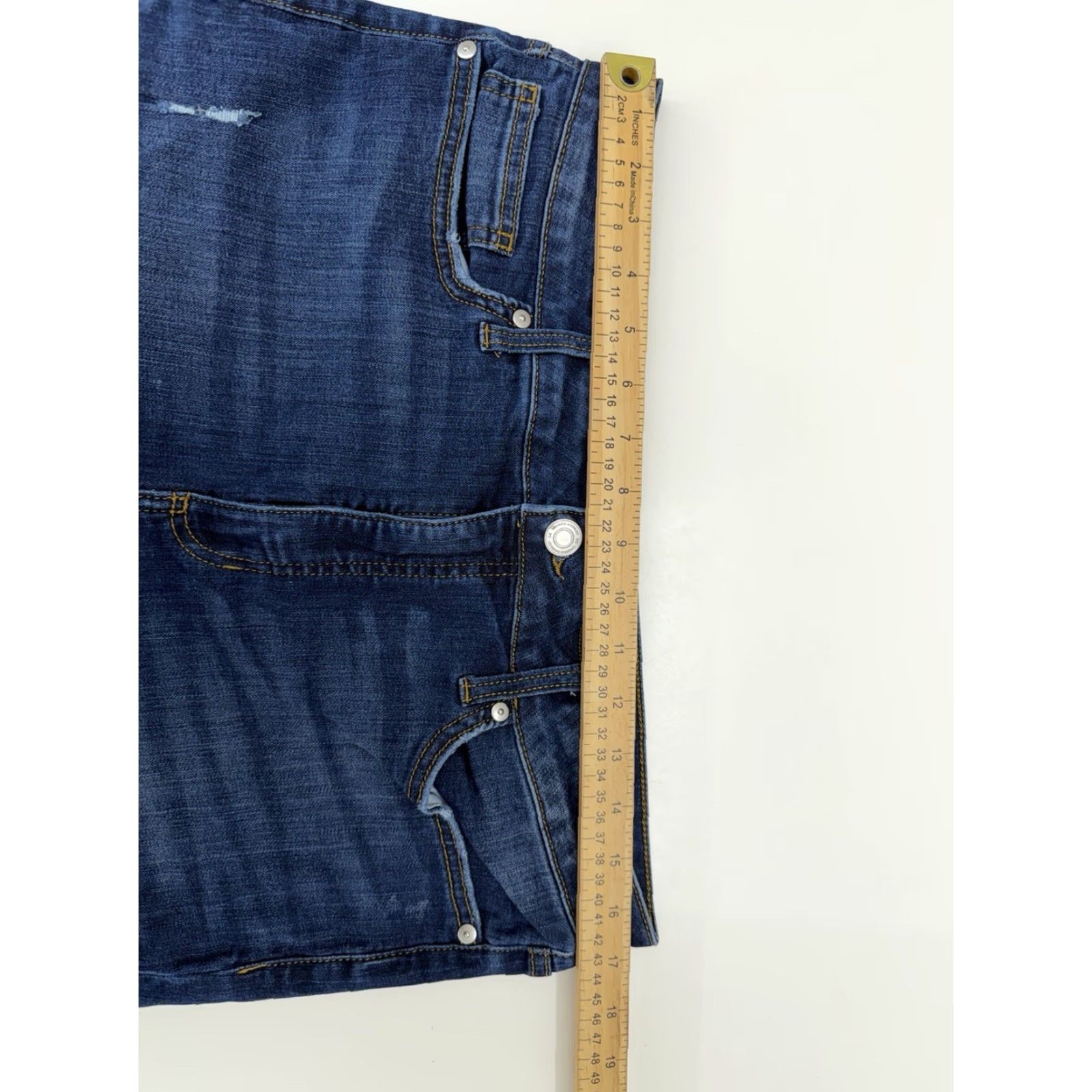 Vintage LC Lauren Conrad Jeans Size 16 Skinny Ankle Denim Womens Vintage No Shirt? Size 38" / US 16 / IT 52 - 7 Thumbnail