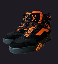 Louis Vuitton High-Top Boxing Sneakers - Black Sneakers, Shoes - LOU200056