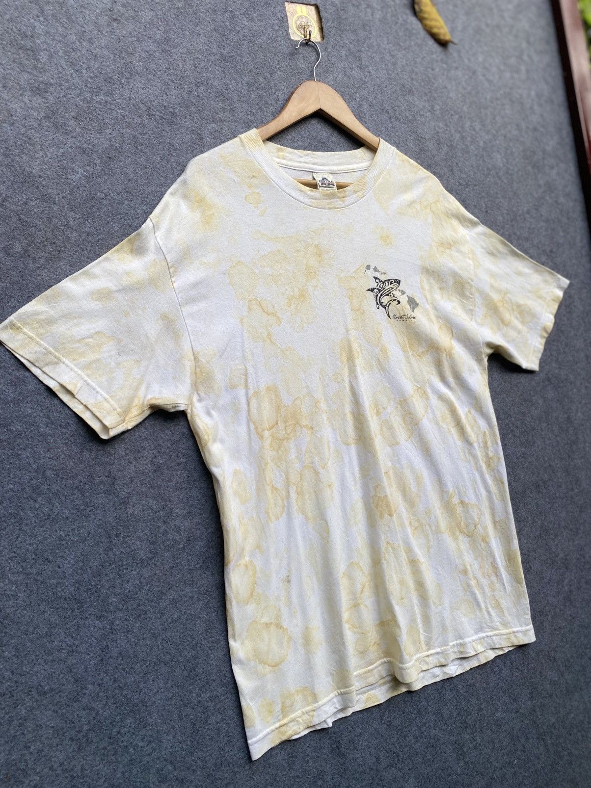 Vintage Vintage shark hawaii stain tie dye tee Size US L / EU 52-54 / 3 - 3 Thumbnail