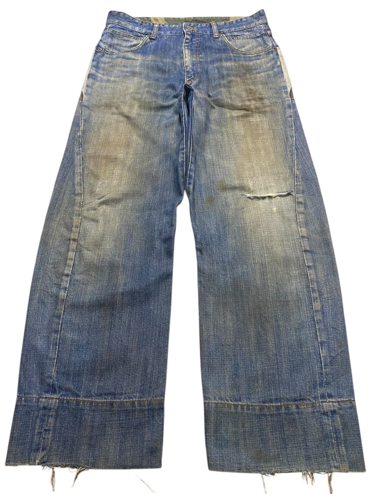 Vintage Soul Revolver Baggy Denim Jeans Y2K Vintage Style Streetwear Size US 31 - 1 Thumbnail