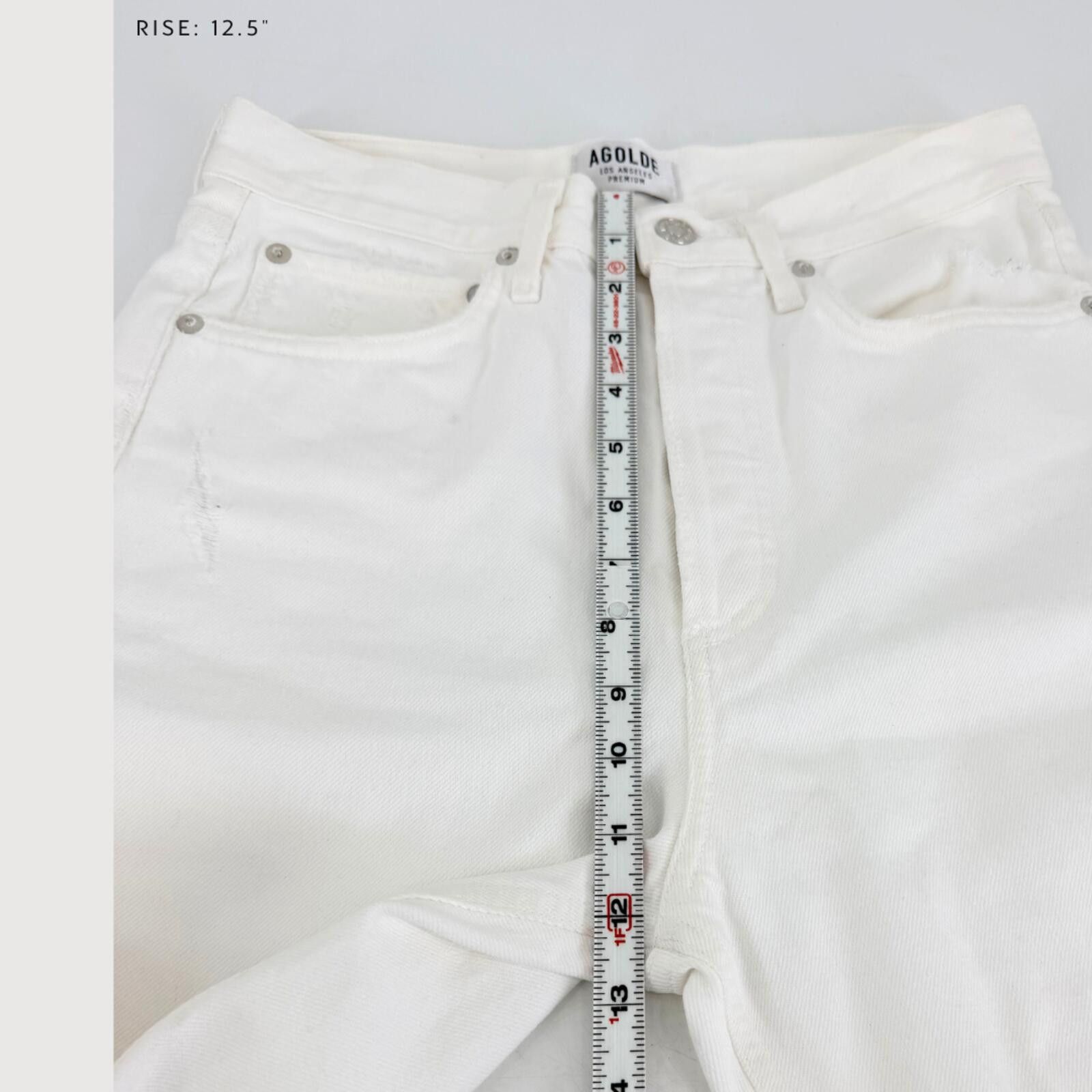 Agolde AGOLDE 90s High Rise Straight Jeans 25 Size 25" / US 0 / IT 36 - 7 Thumbnail