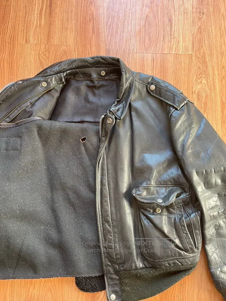Schott Schott A2 Flight Leather Jacket Size US L / EU 52-54 / 3 - 5 Thumbnail