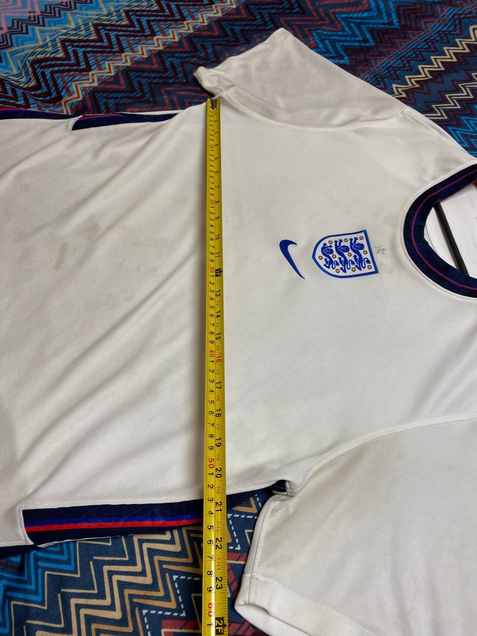 Nike T-Shirt Nike football England logo center jerseys Vintage Size US XL / EU 56 / 4 - 10 Thumbnail