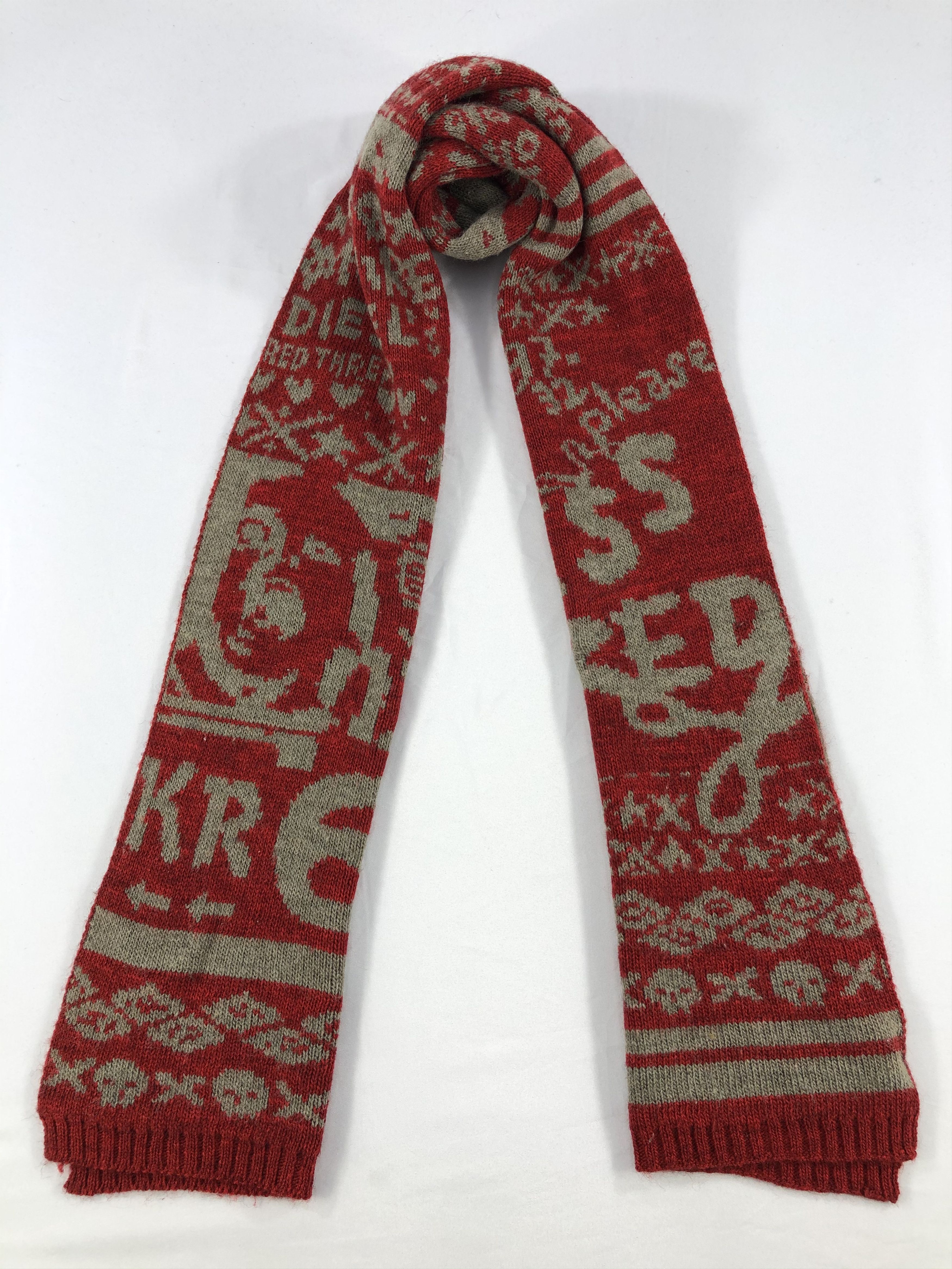 Diesel Vintage Diesel Scarf/Muffler/Neckwear MF1669 Size ONE SIZE - 1 Thumbnail