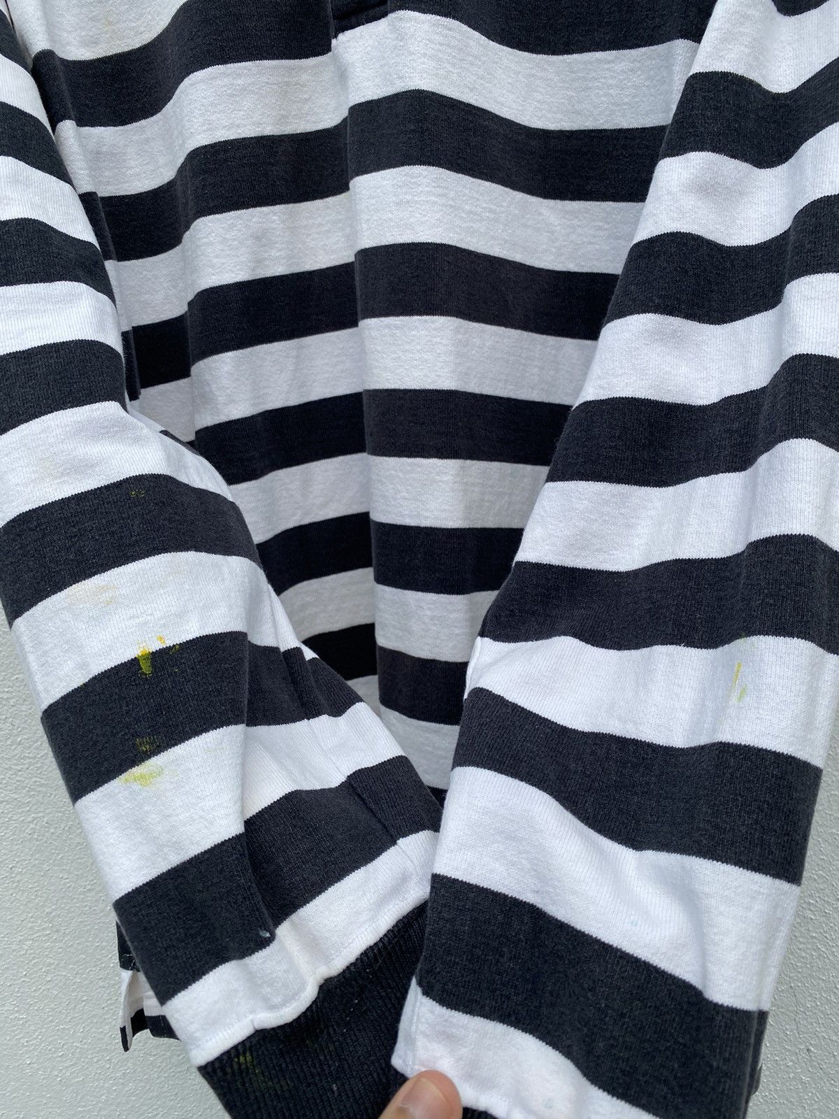 Designer × Polo Ralph Lauren × Vintage Vintage Stripe Spice Island Polo Rugby Long Sleeves Size US L / EU 52-54 / 3 - 6 Thumbnail