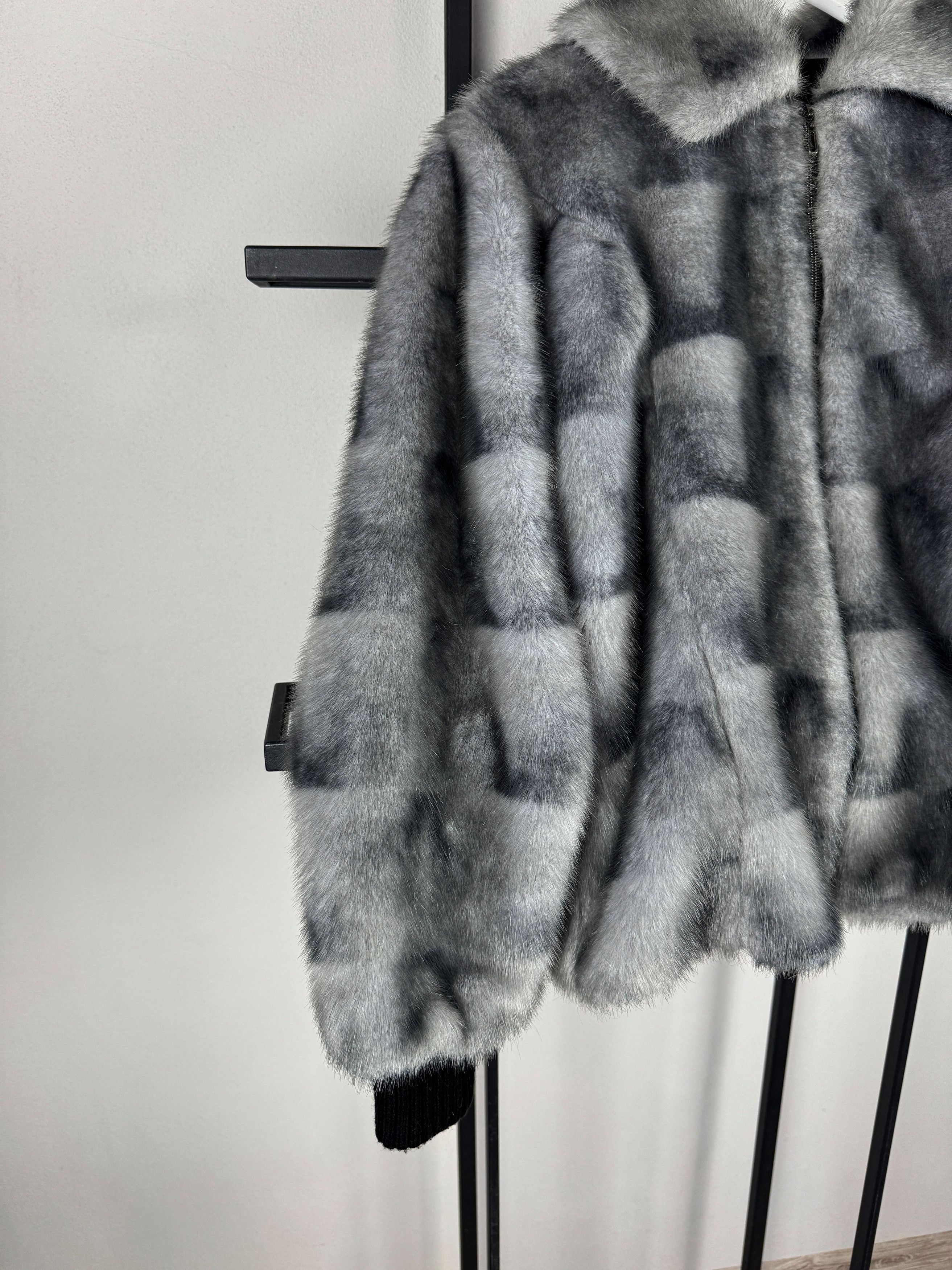 Japanese Brand VTG Streetwear Avant Garde Japanese Style Fur Jacket 90s Y2K Size S / US 4 / IT 40 - 3 Thumbnail