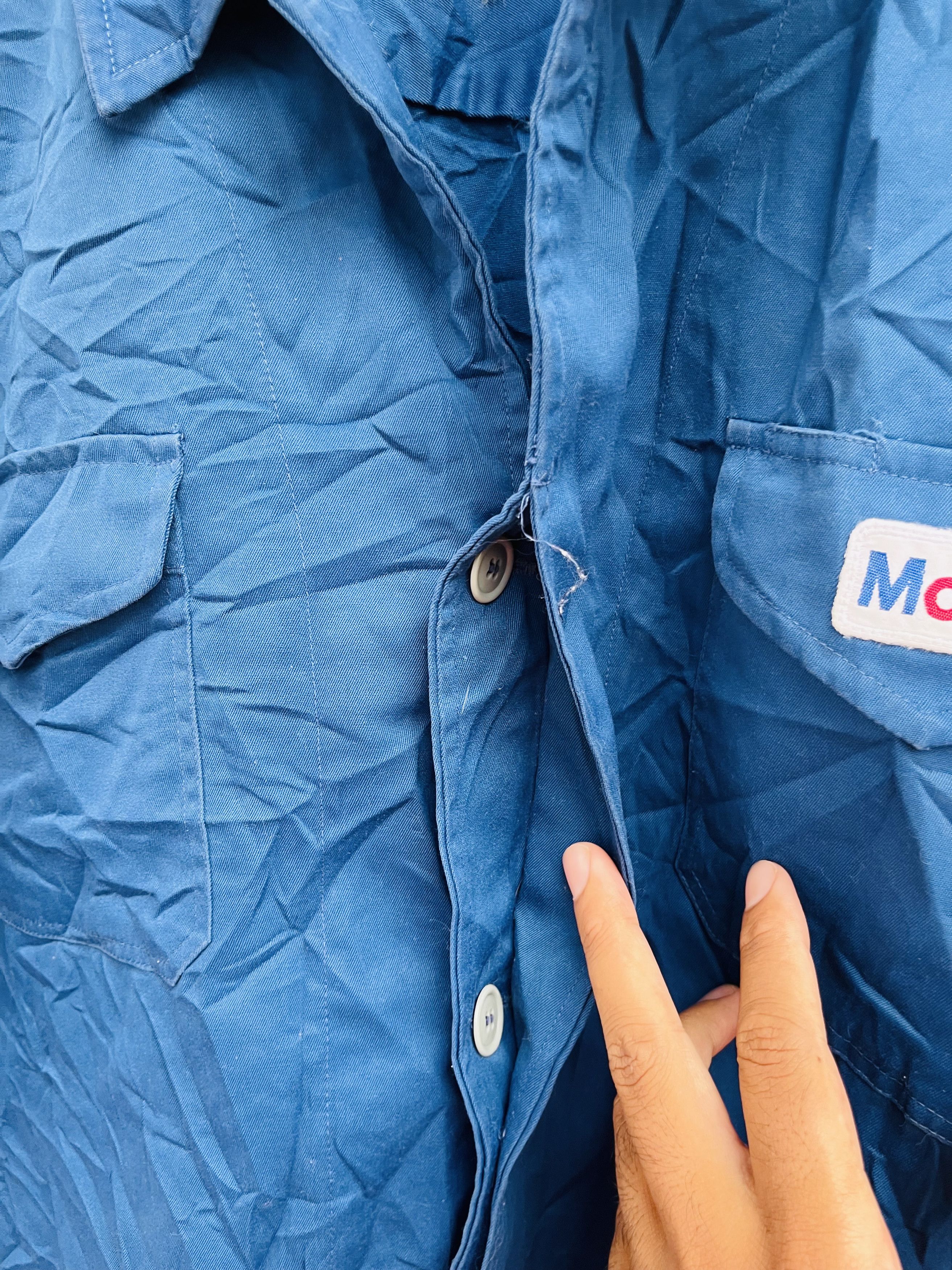 Japanese Brand × Vintage Vintage 90s Mobil Uniform Streetwear Fashion Style Size US M / EU 48-50 / 2 - 7 Thumbnail