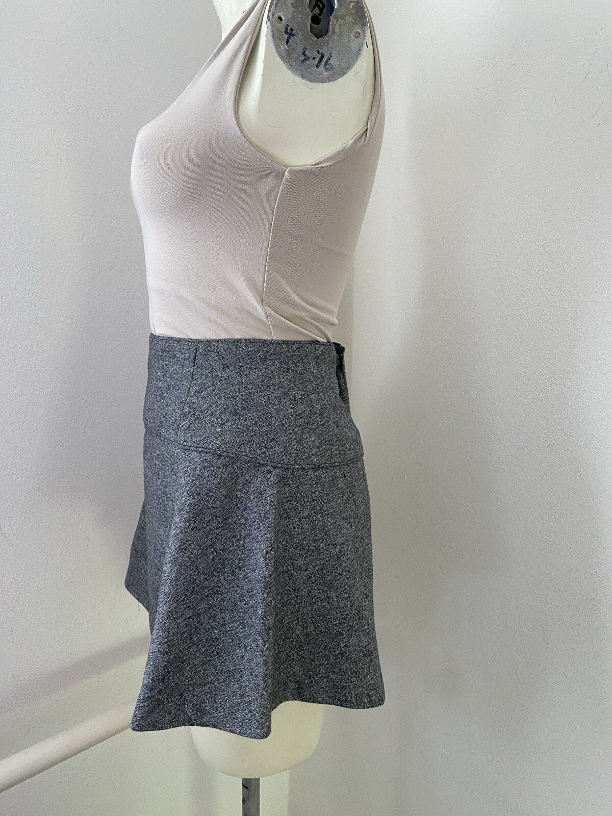 Other Zara Mini Micro Skirt Grey Size XS Ol5 Size 28" / US 6 / IT 42 - 2 Thumbnail
