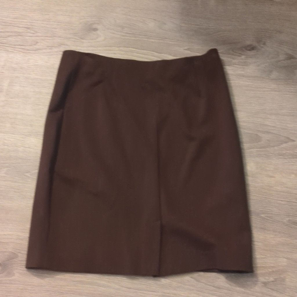 Other J. Jill Brown Stretch Viscose Blend Pencil Skirt Size Medium Size 32" / US 10 / IT 46 - 5 Thumbnail