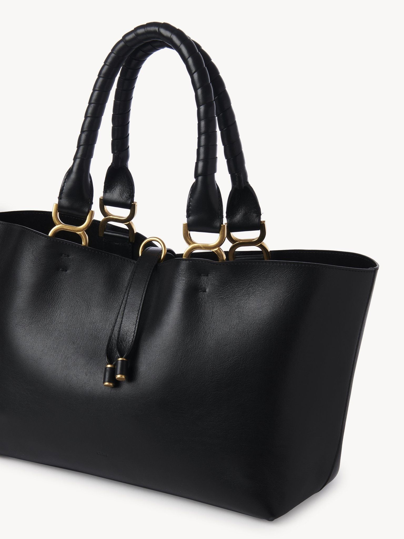 Chloe o1loc1c1224 Size: OS / CHC23 Marcie Small Tote Bag in Black Size ONE SIZE - 4 Thumbnail