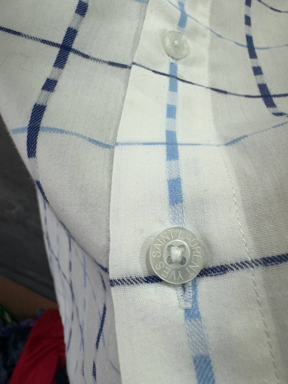 Yves Saint Laurent Vintage YSL Yves Saint Laurent Shirt Button Up Size US M / EU 48-50 / 2 - 4 Thumbnail