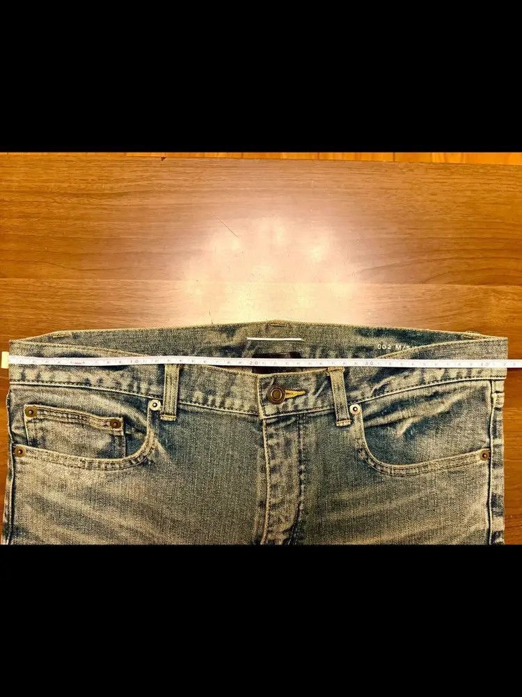 Saint Laurent Paris Saint Laurent Paris by Hedi 13AW Runway Distressed Denim-25 Size US 32 / EU 48 - 5 Thumbnail