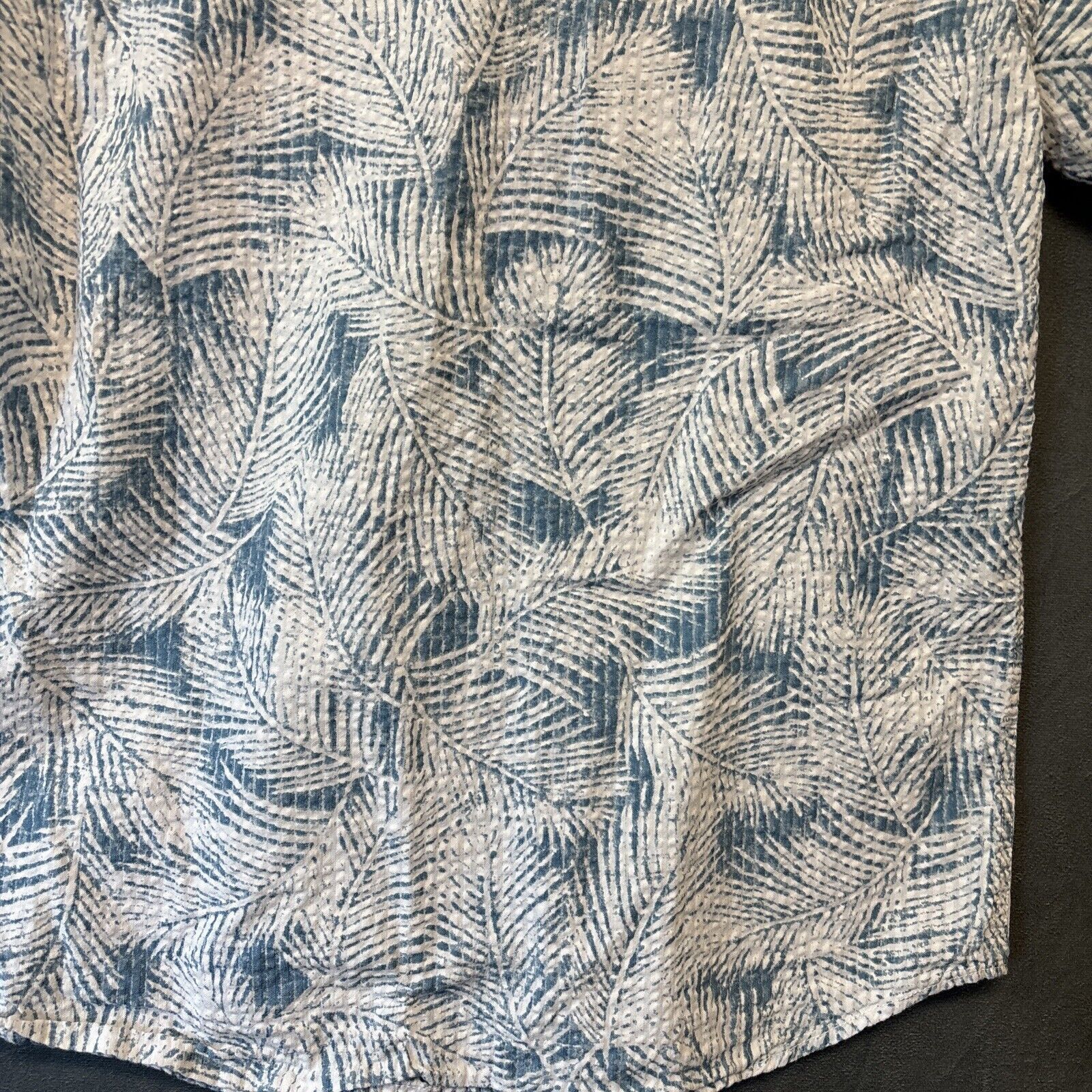 Other Hawker Rye Shirt Mens Slim Tropical Button Down Seersucker Size US L / EU 52-54 / 3 - 10 Thumbnail