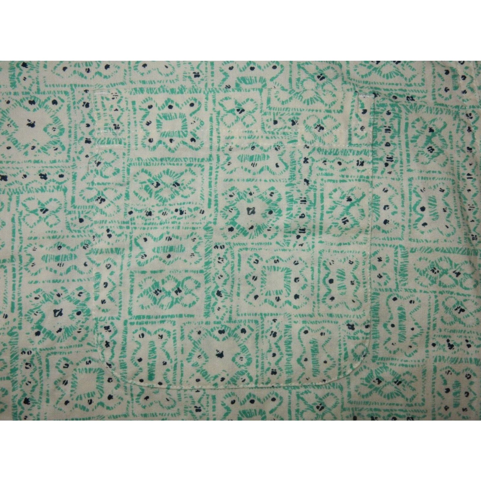 Vintage VINTAGE L.L. Bean Mens Hawaiian Shirt Green Large Size US L / EU 52-54 / 3 - 2 Thumbnail