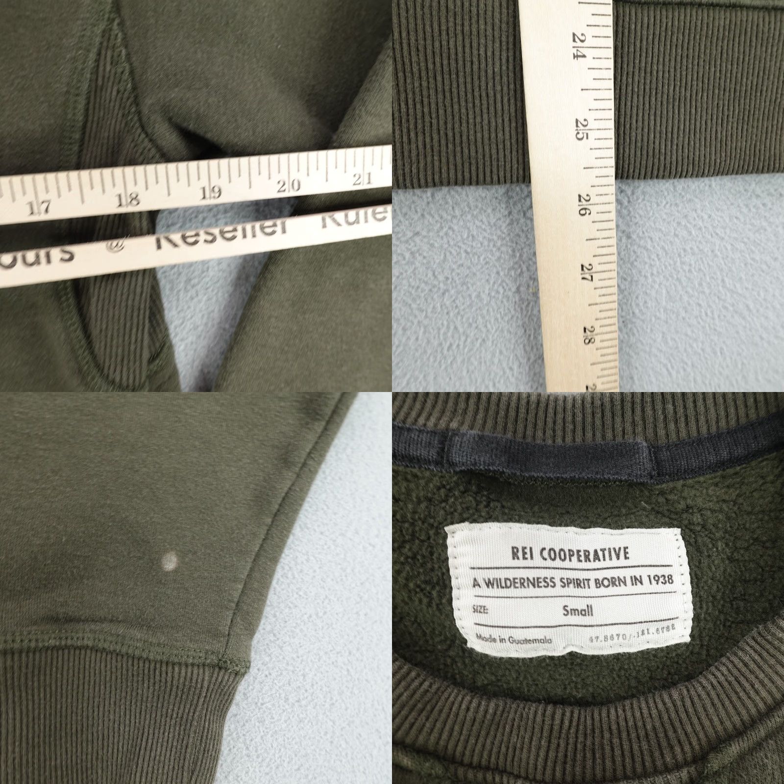 Vintage REI Sweatshirt Womens Small Green The Co Op Employee Staff Edition Sweater Size S / US 4 / IT 40 - 8 Thumbnail