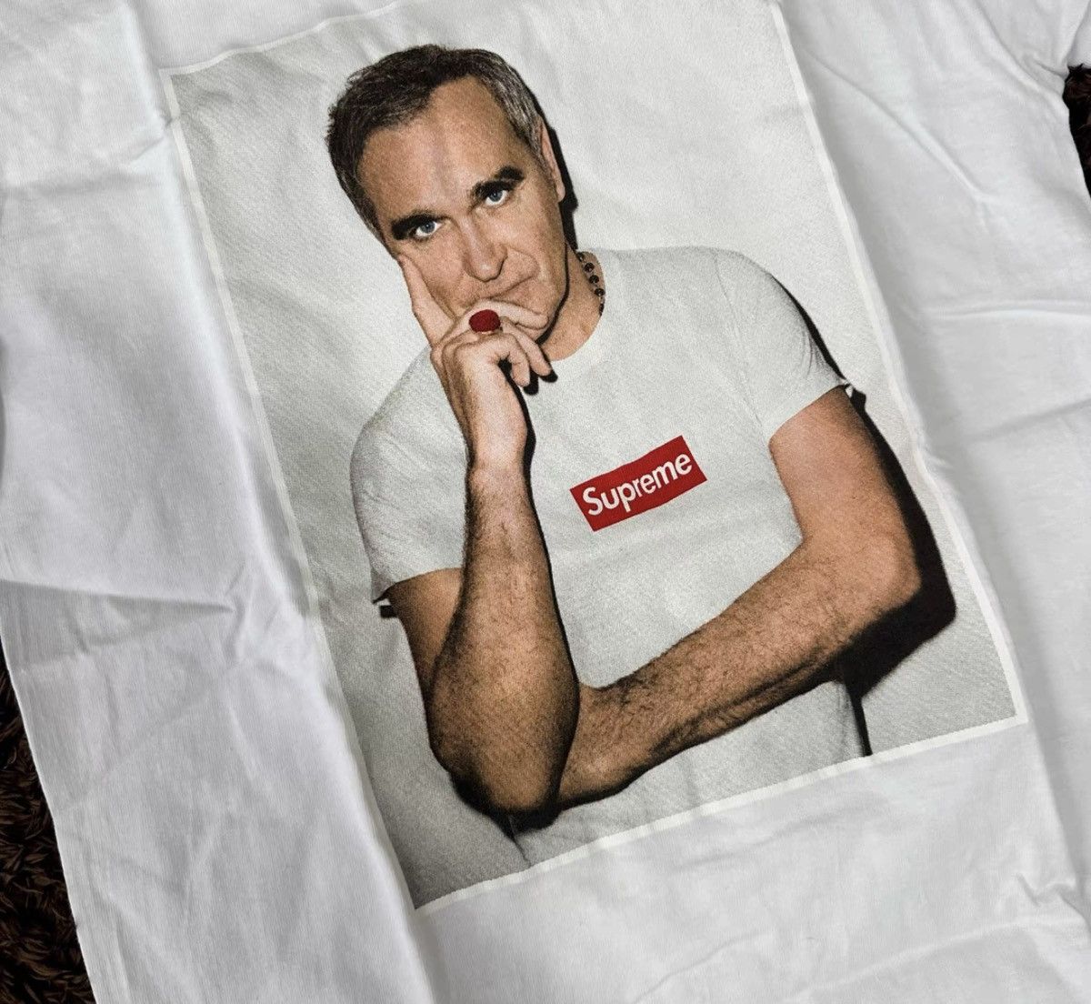 Supreme Supreme white morrissey photo tee T-shirt Size US S / EU 44-46 / 1 - 2 Thumbnail
